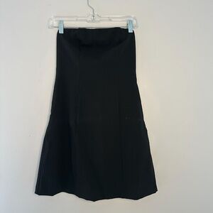 Black Strapless Mini Dress- Size 2